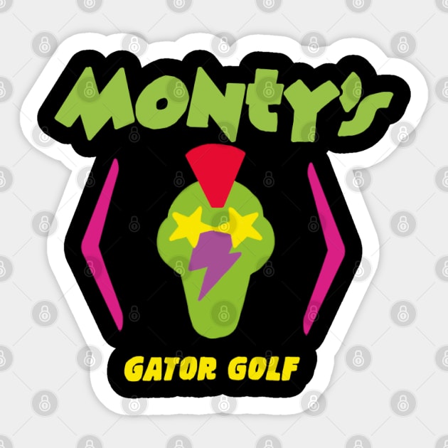 Gator Golf Sticker by SlothworksStudios